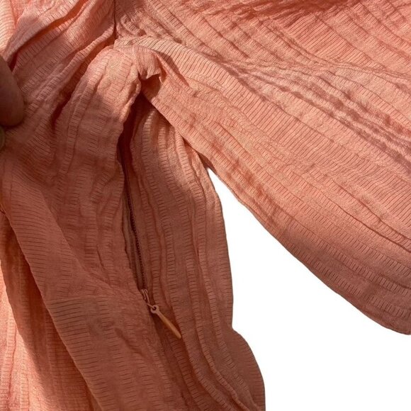 MINKPINK Vera Mini Dress Rose Szs Med/Large Ruffle Hem Spring Easter Wedding - Picture 10 of 12